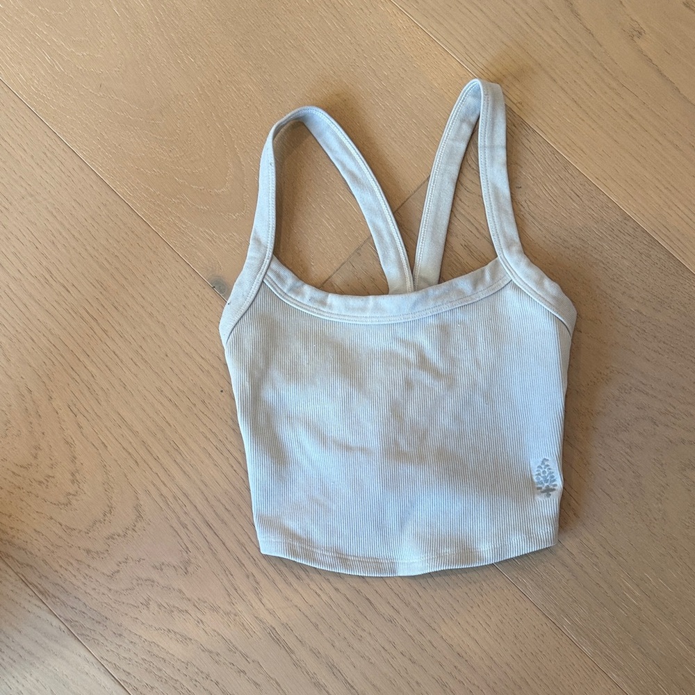 FP Movement by Free People Cream Tank Top